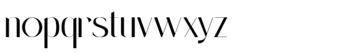 Elegist Sans Serif Font LOWERCASE