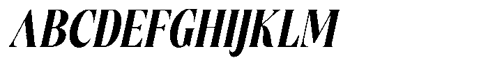 Elegra Italic Font UPPERCASE