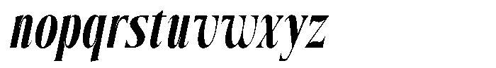Elegra Italic Font LOWERCASE