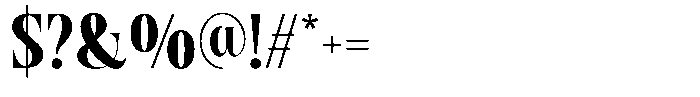 Elegra Regular Font OTHER CHARS