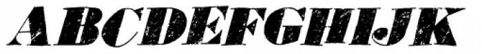 Element 120 Italic Font UPPERCASE