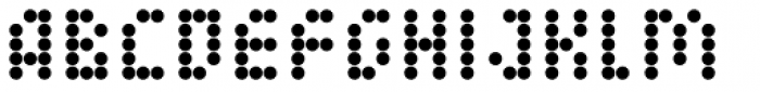 Element 15 Dots Font UPPERCASE