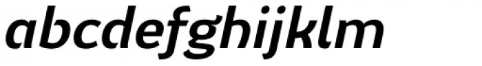 Elen Sans Bold Italic Font LOWERCASE