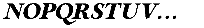 Eleni Pro Display Black Italic Font UPPERCASE