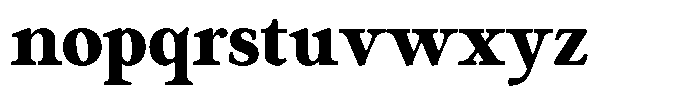 Eleni Pro Display Black Font LOWERCASE