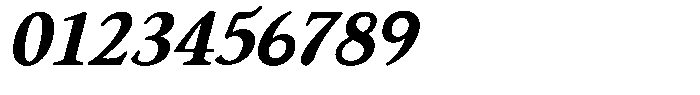 Eleni Pro Display Bold Italic Font OTHER CHARS