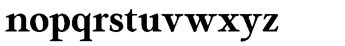 Eleni Pro Display Bold Font LOWERCASE