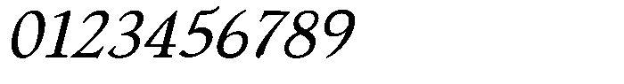 Eleni Pro Display Italic Font OTHER CHARS
