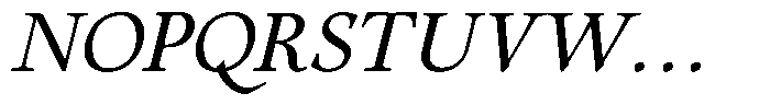 Eleni Pro Display Italic Font UPPERCASE