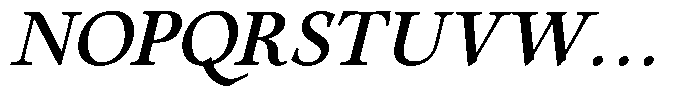 Eleni Pro Display Medium Italic Font UPPERCASE