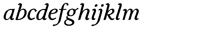 Eleni Pro Text Italic FONT