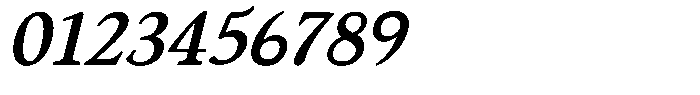 Eleni Pro Text Medium Italic Font OTHER CHARS