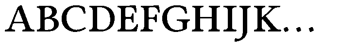 Eleni Pro Text Medium Font UPPERCASE
