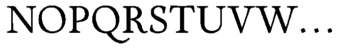 Eleni Pro Text Font UPPERCASE