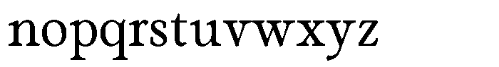 Eleni Pro Text Font LOWERCASE