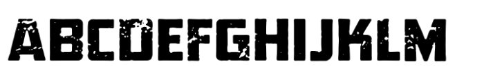 Elephantmen Aged Bold Font UPPERCASE