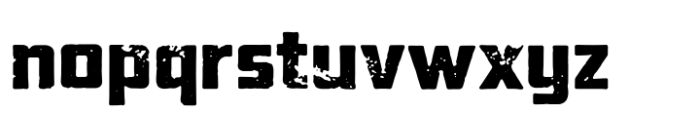 Elephantmen Aged Bold Font LOWERCASE