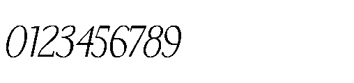Elesthin Bloom Italic Font OTHER CHARS