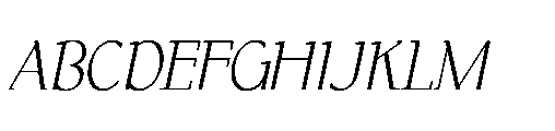 Elesthin Bloom Italic Font UPPERCASE