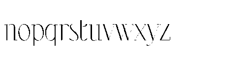Elesthin Bloom Light Font LOWERCASE