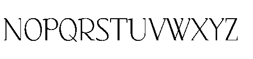 Elesthin Bloom Regular Font UPPERCASE