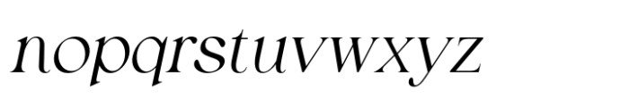 Eleyna Italic Font LOWERCASE