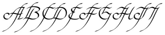 Elf EF Light Font UPPERCASE
