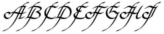 Elf EF Regular Font UPPERCASE