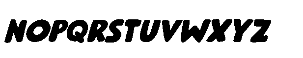 Elfenbankje Italic Font UPPERCASE