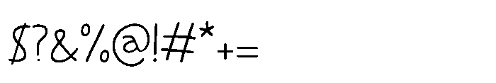 Elfenbankje Line Regular Font OTHER CHARS