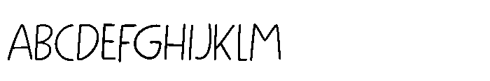Elfenbankje Line Regular Font UPPERCASE
