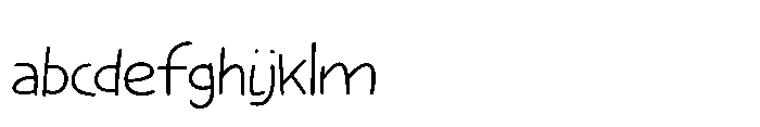Elfenbankje Line Regular FONT