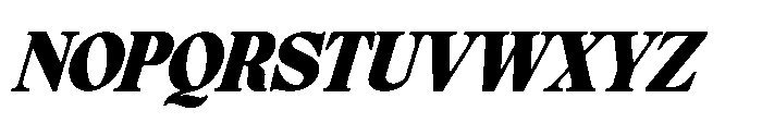 Elfreya Black Italic Font UPPERCASE