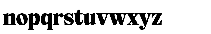 Elfreya Black Font LOWERCASE