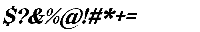 Elfreya Bold Italic Font OTHER CHARS