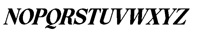 Elfreya Bold Italic Font UPPERCASE
