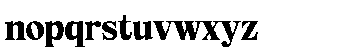 Elfreya Extra Bold Font LOWERCASE