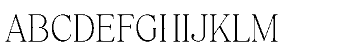 Elfreya Extra Light Font UPPERCASE