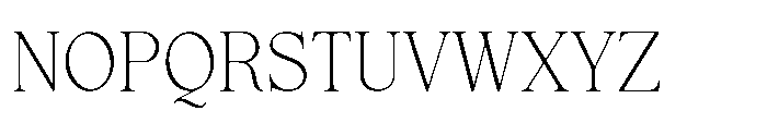 Elfreya Extra Light Font UPPERCASE