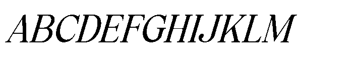 Elfreya Italic Font UPPERCASE