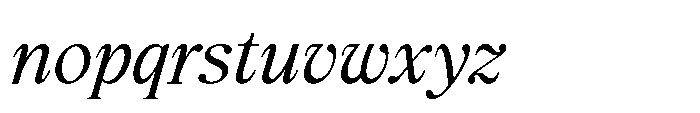 Elfreya Italic Font LOWERCASE
