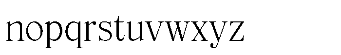 Elfreya Light Font LOWERCASE