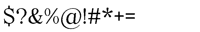 Elfreya Regular Font OTHER CHARS