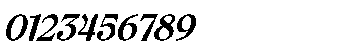 Elfreya Semibold Italic Font OTHER CHARS