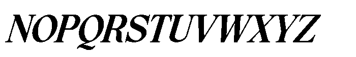 Elfreya Semibold Italic Font UPPERCASE