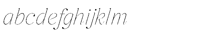 Elfreya Thin Italic FONT