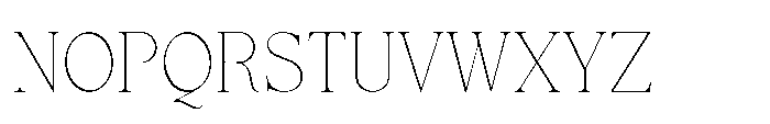 Elfreya Thin Font UPPERCASE