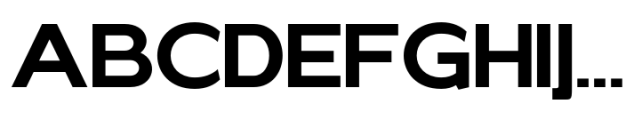 Elghita  Expanded Bold Font UPPERCASE