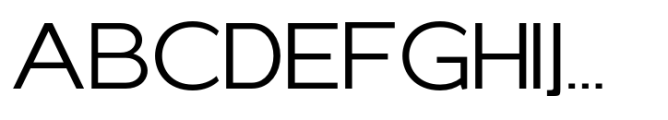 Elghita  Expanded Light Font UPPERCASE