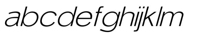 Elghita  Expanded Slant Extra Light FONT